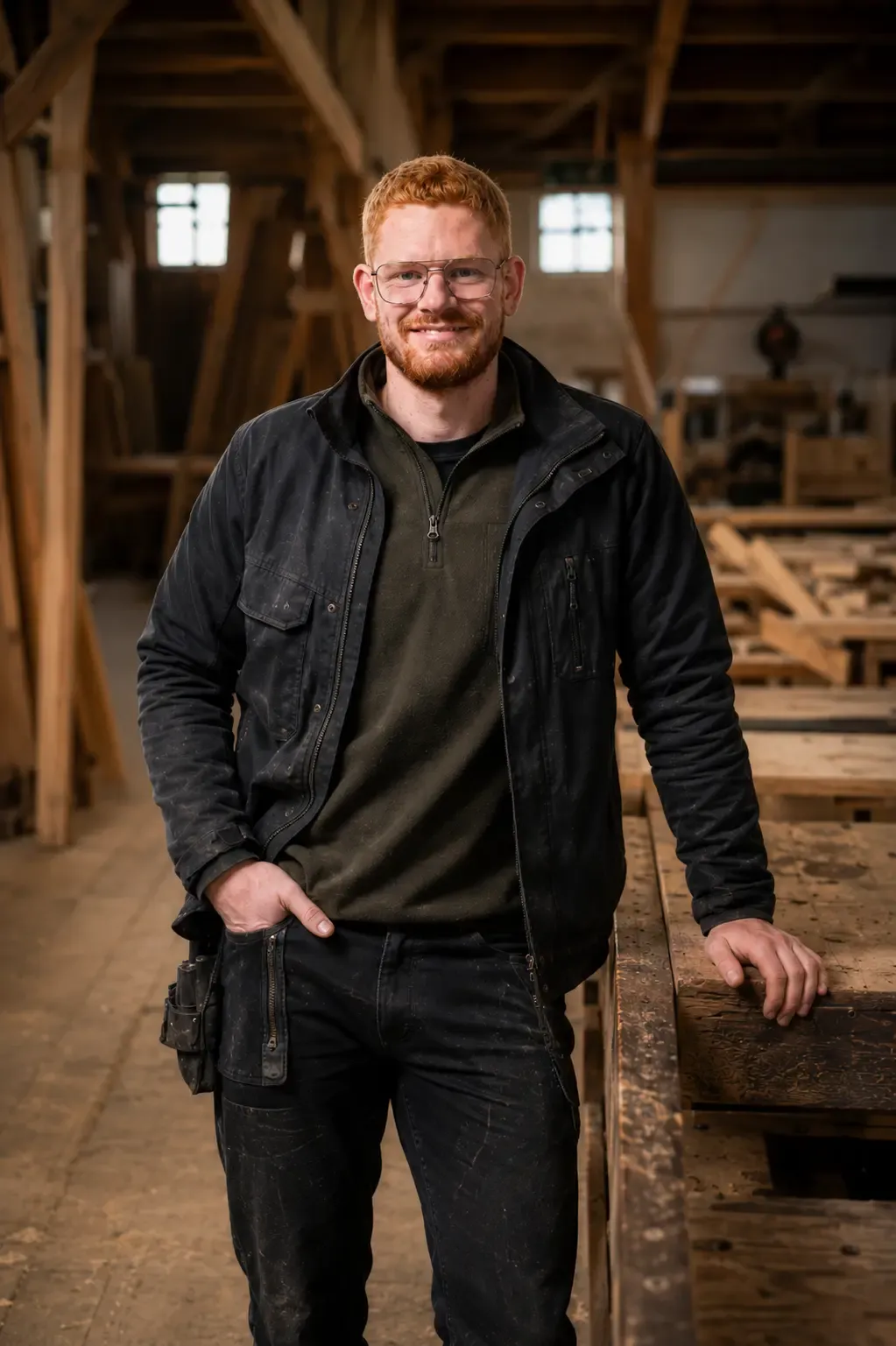 Gabriël Beckers, timmerman en eigenaar van Houtentiek Limburg.